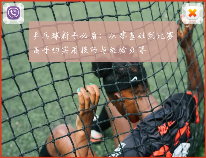 乒乓球新手必看：从零基础到比赛高手的实用技巧与经验分享