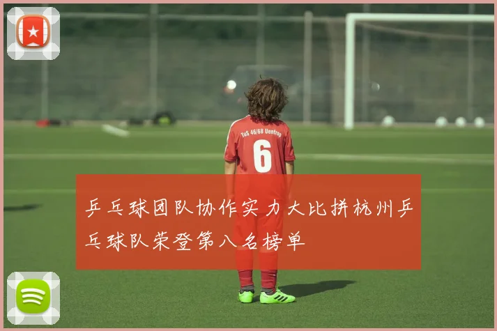 乒乓球团队协作实力大比拼杭州乒乓球队荣登第八名榜单